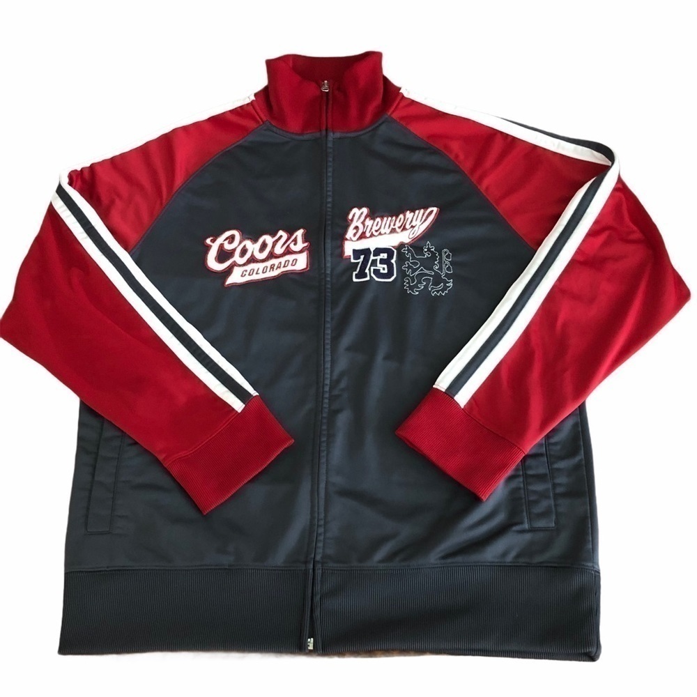 J. AMERICA - VINTAGE COORS BREWERY JACKET SIZE XL